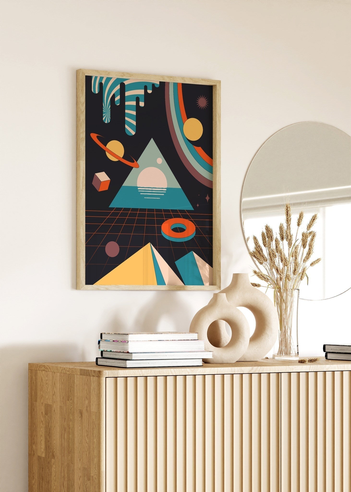 Abstract Polyverse-psoter-wall_art-decor-The Poster Square